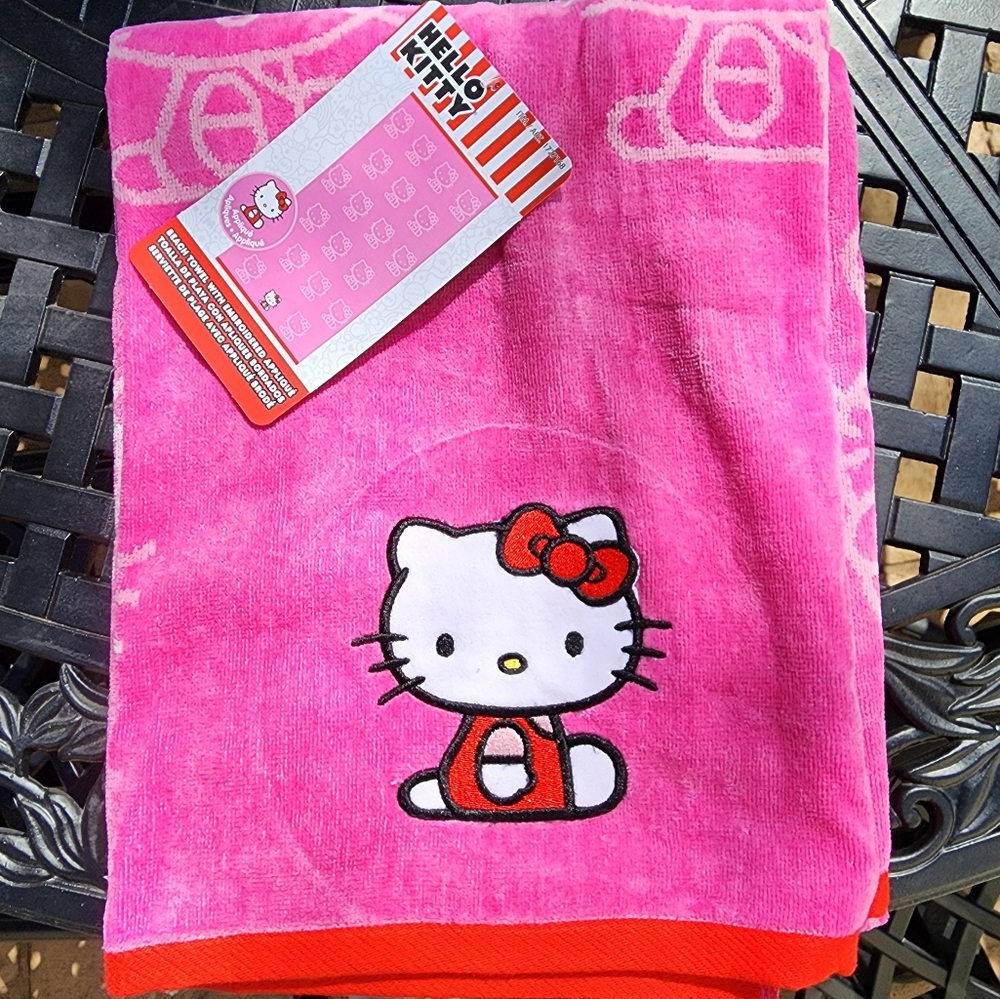 Hello Kitty Beach Towel